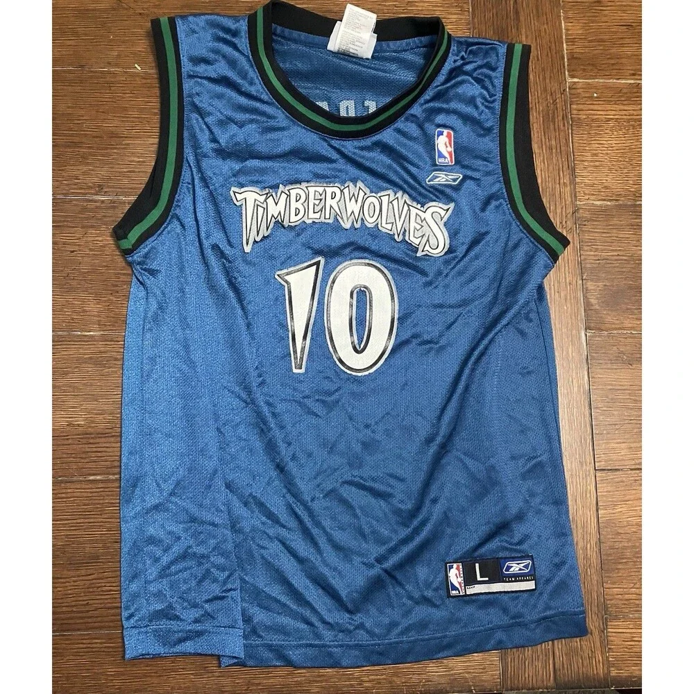 Vintage Reebok  Minnesota Timberwolves Wally Szczerbiak Jersey Youth Large NBA